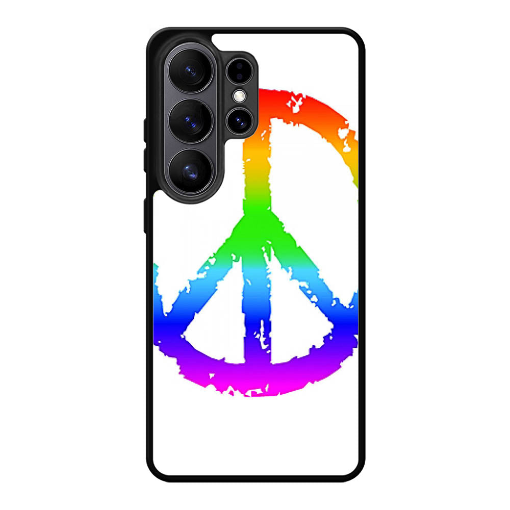 60S Peace Sign Logo Samsung Galaxy S26 Ultra phone case