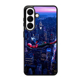 Spiderman In Sky Samsung Galaxy S26 Plus phone case