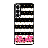 Flower Stripes Polka Samsung Galaxy S26 phone case with DC0652 design