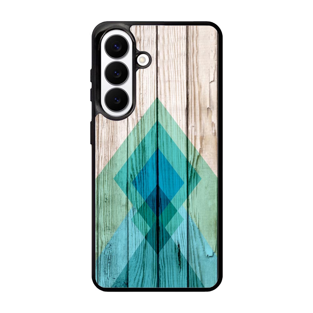 Simple Aztec On Wood Samsung Galaxy S26 Plus phone case with DC1670 design