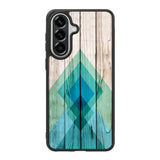 Simple Aztec On Wood Samsung Galaxy A37 Case DC1670