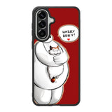 Cat and Baymax Hairy Baby Samsung Galaxy A57 Case
