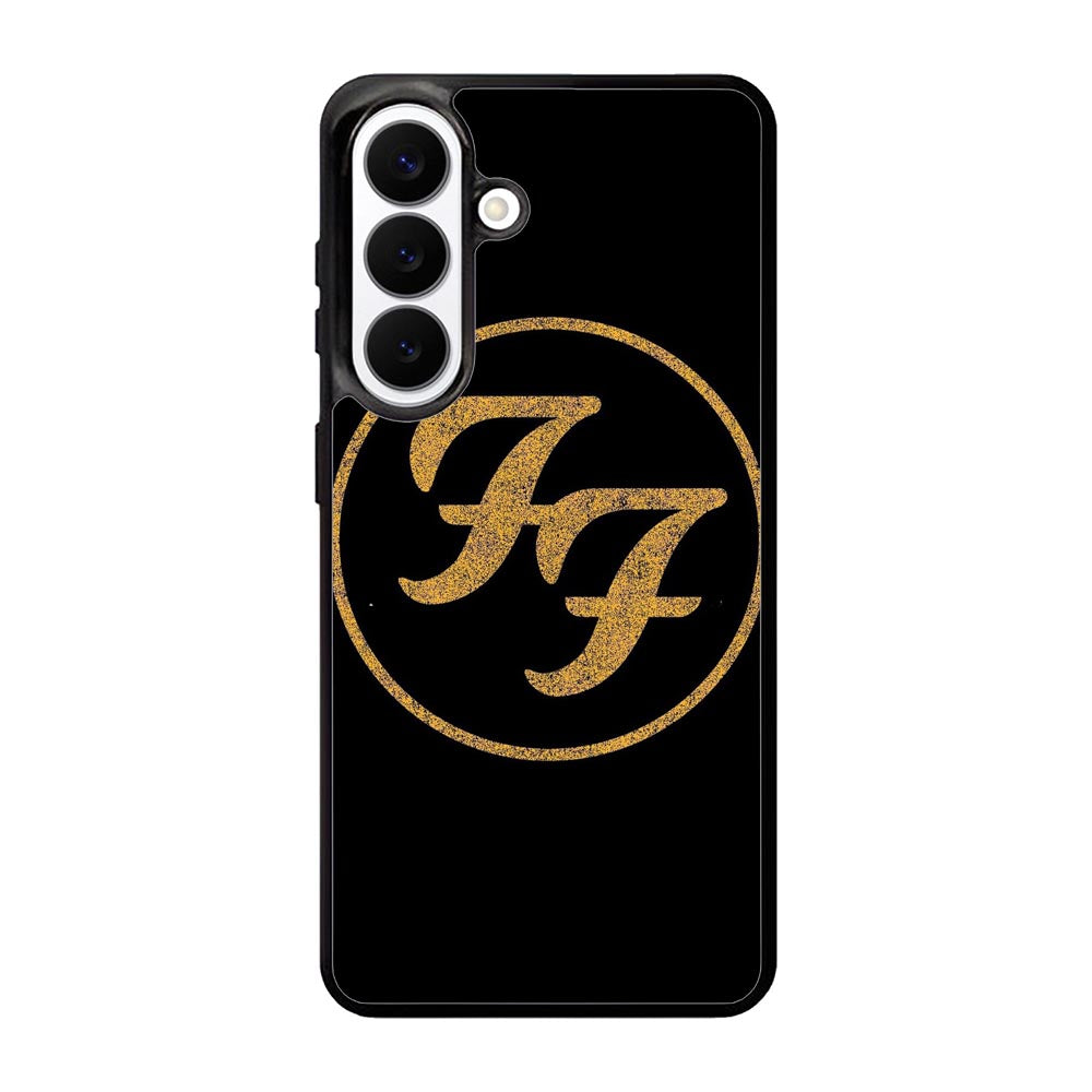 Foo Fighters Band Logo Gold Samsung Galaxy S26 phone case