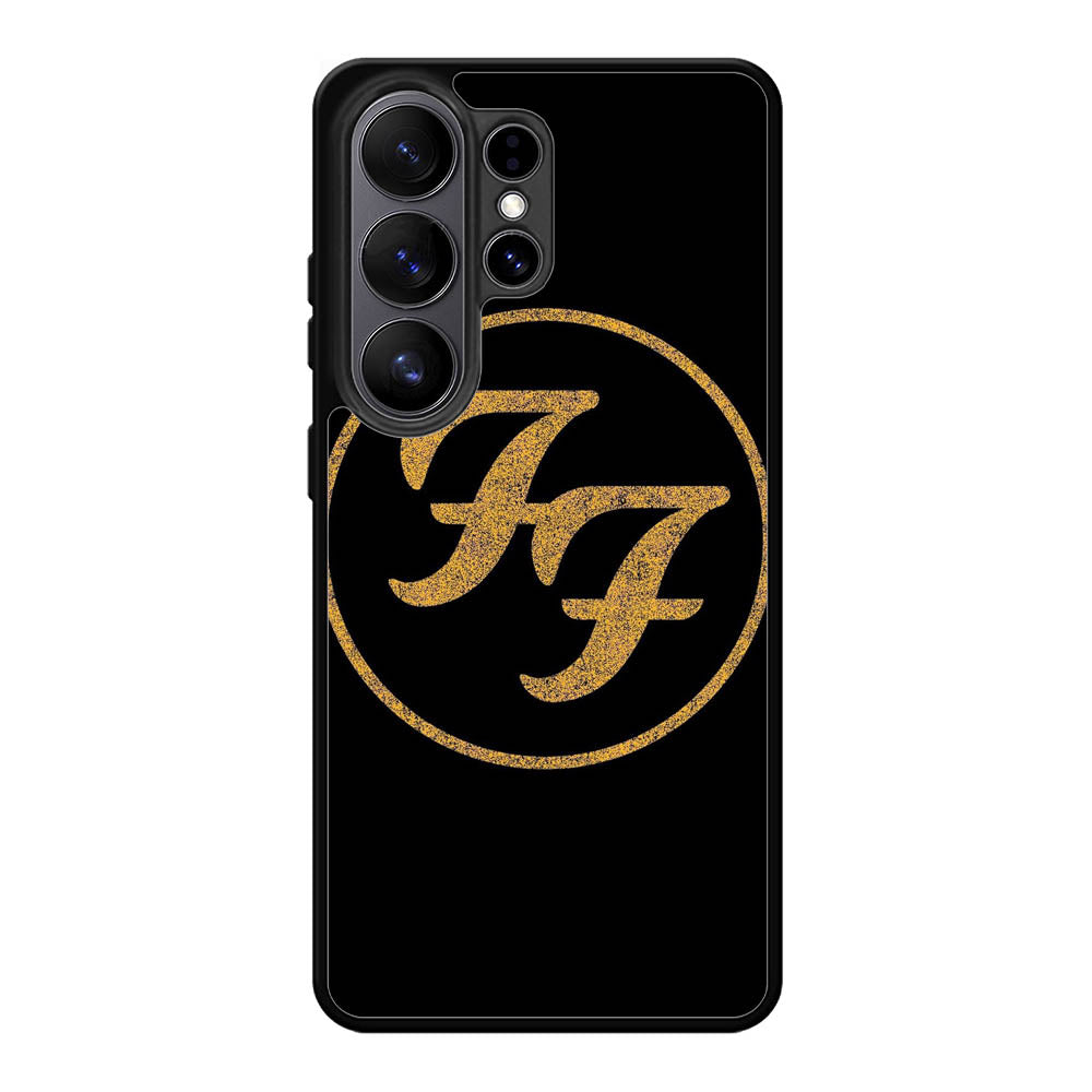 Foo Fighters Band Logo Gold Samsung Galaxy S26 Ultra Case DC0654