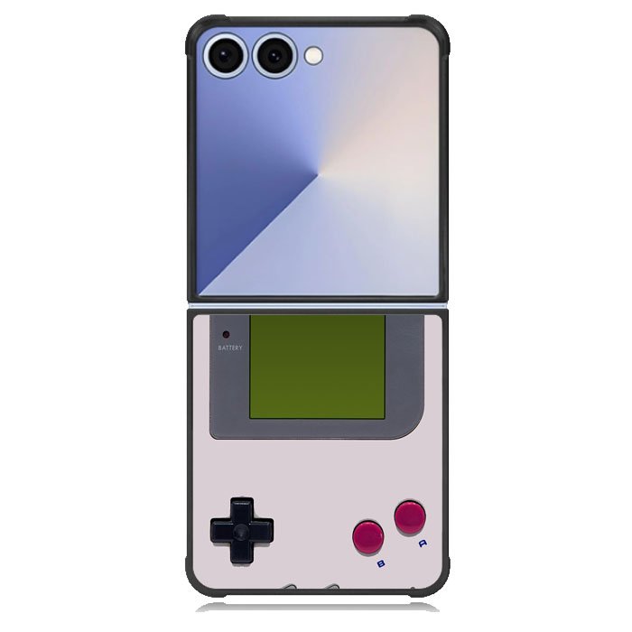 Classic Retro White Milk Gameboy Case Samsung Galaxy Z Flip 7 Case DC0364