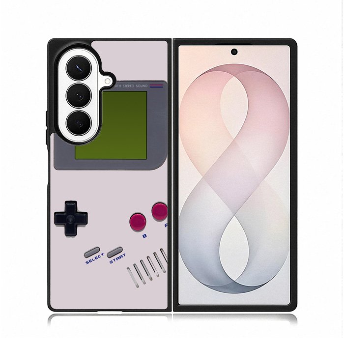 Classic Retro White Milk Gameboy Case Samsung Galaxy Z Fold 8 Ultra Case DC0364