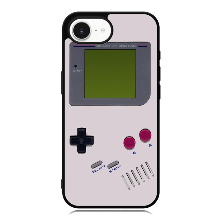 Classic Retro White Milk Gameboy Case iPhone 16e Case DC0364