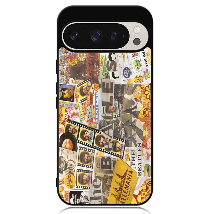The Beatles Collage Case Google Pixel 9 | Google Pixel 9 Pro Case DC1846