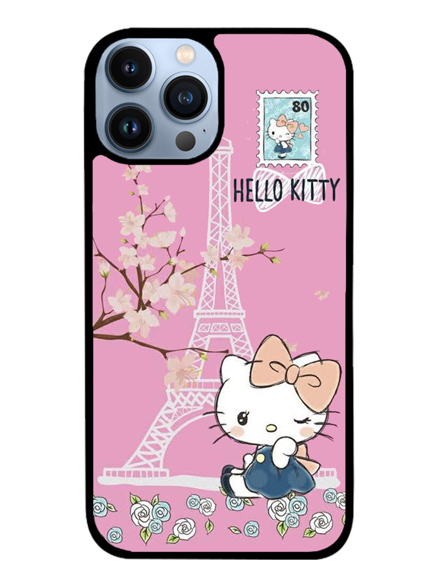 Hello Kitty Eiffel iPhone 13 Pro Max Case