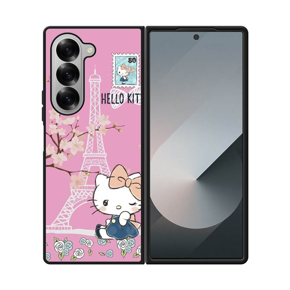 Hello Kitty Eiffel Samsung Galaxy Z Fold 7 5G Case