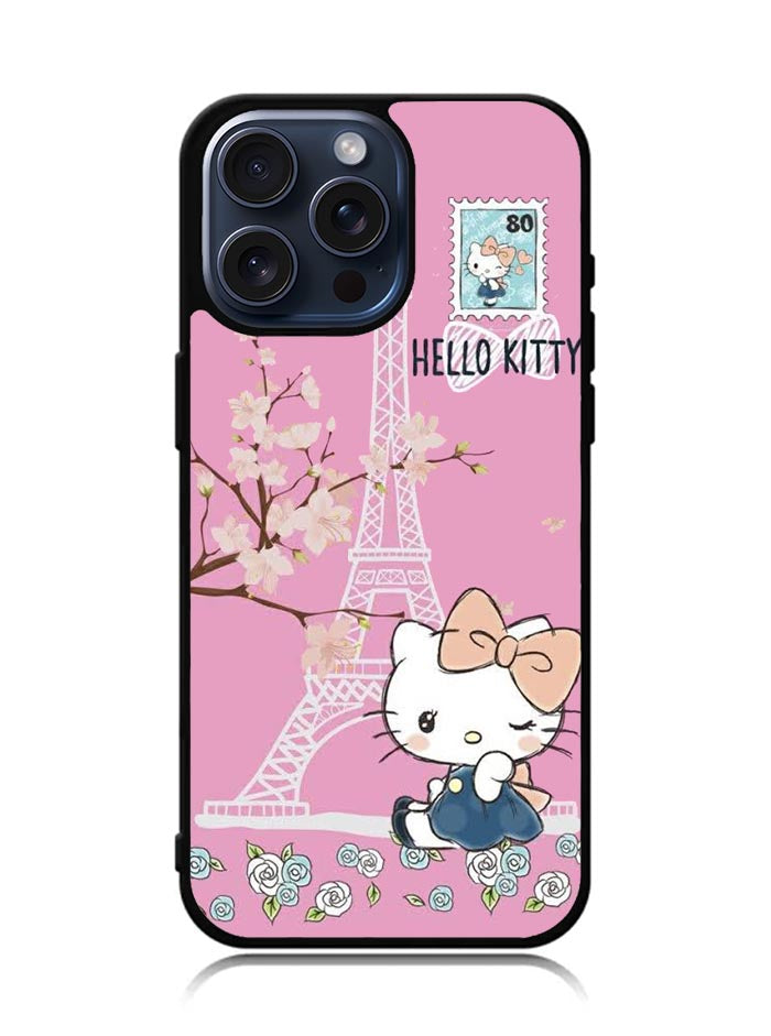 Hello Kitty Eiffel iPhone 15 Pro Max Case