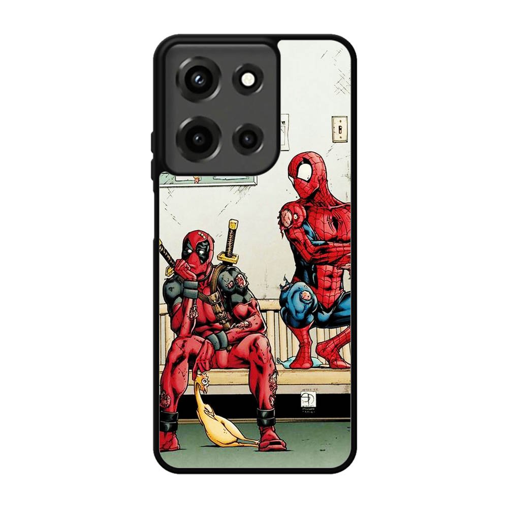 Funny Spiderman and Deadpool Motorola Moto G 5G 2025 Case DC2519
