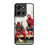 Funny Spiderman and Deadpool Motorola Moto G 5G 2025 Case DC0108