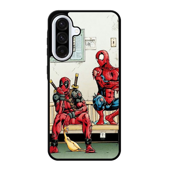Funny Spiderman And Deadpool Samsung Galaxy A26 Case DC0668