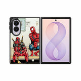Funny Spiderman And Deadpool Samsung Galaxy Z Fold 8 Case DC0668