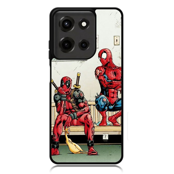 Funny Spiderman And Deadpool Motorola Moto G Power 5G 2025 DC0668