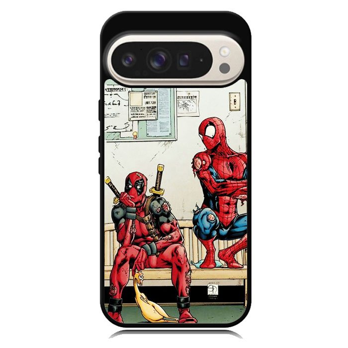 Funny Spiderman And Deadpool Google Pixel 10 Pro XL Case DC0668