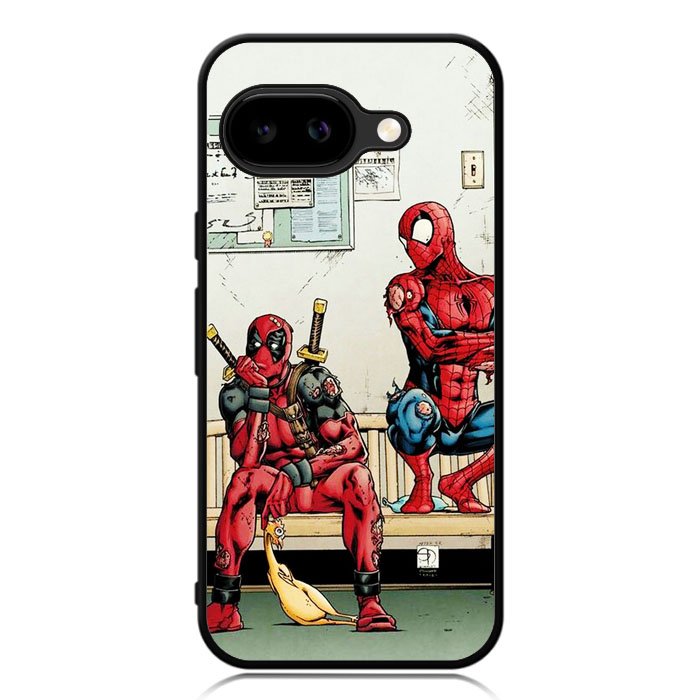 Funny Spiderman And Deadpool Google Pixel 9A Case DC0668