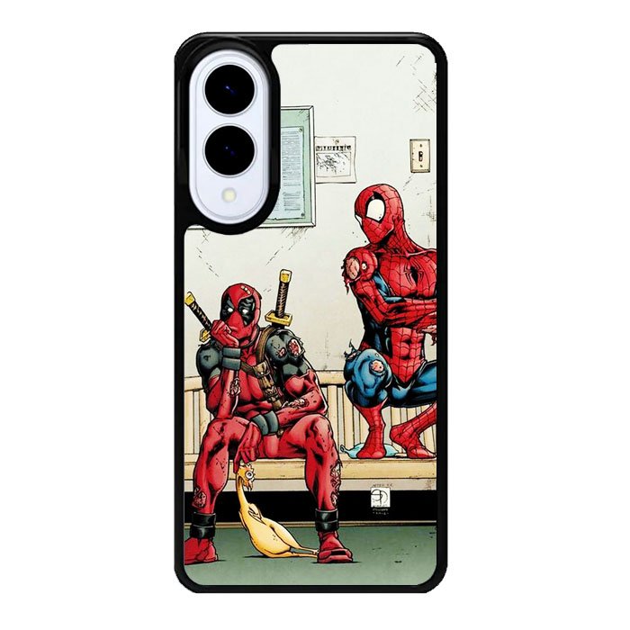 Funny Spiderman And Deadpool Samsung Galaxy S25 Edge DC0668