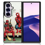 Funny Spiderman And Deadpool Samsung Galaxy Z Fold 7 Case DC0668