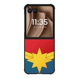 Captain Marvel Logo Motorola Moto RAZR Plus 2025 Case