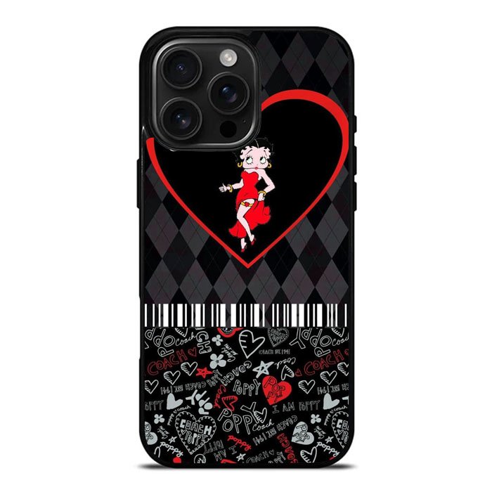 Betty Boop Sexy Love iPhone 16 Pro Case DC0181