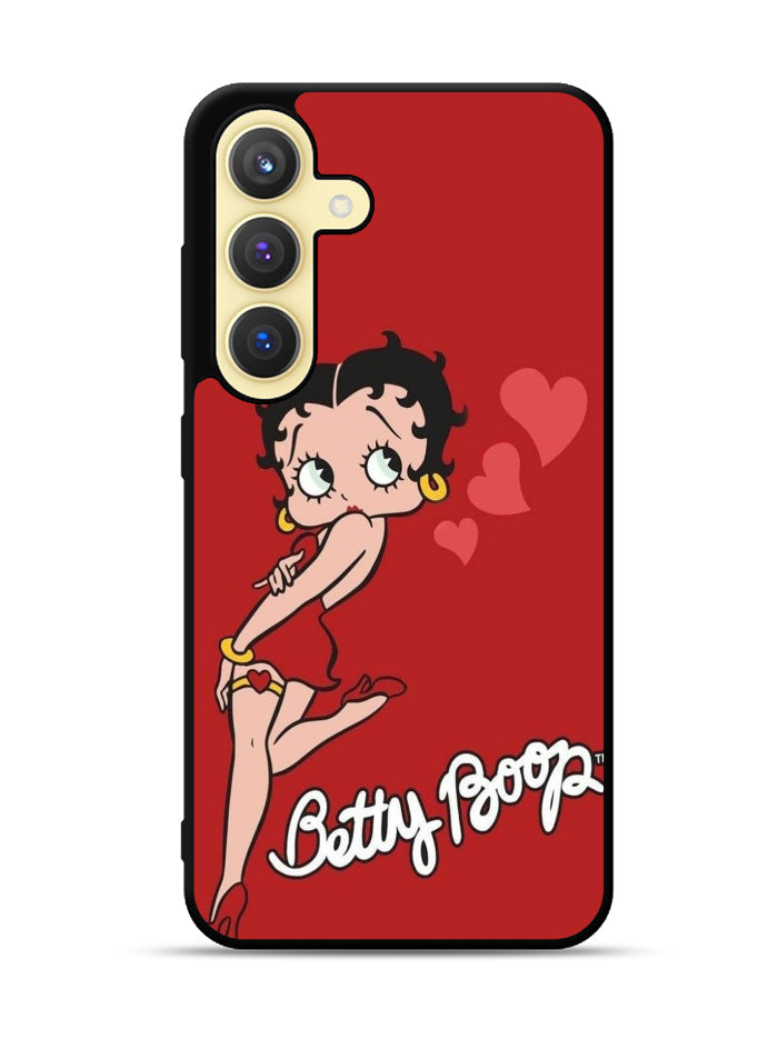 Betty Boop Red Background Samsung Galaxy S25 Plus 5G , Samsung Galaxy S25+ 5G Case