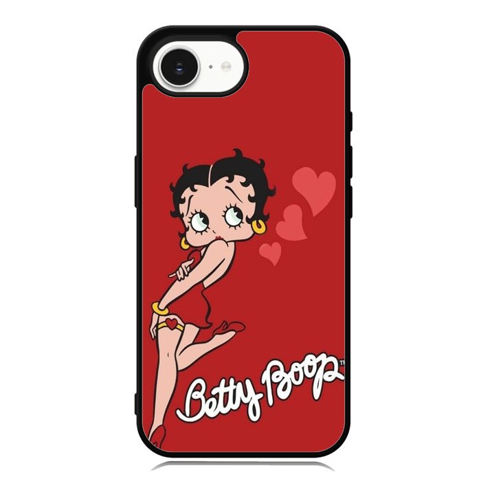 Betty Boop Red Background iPhone 16e Case DC0180