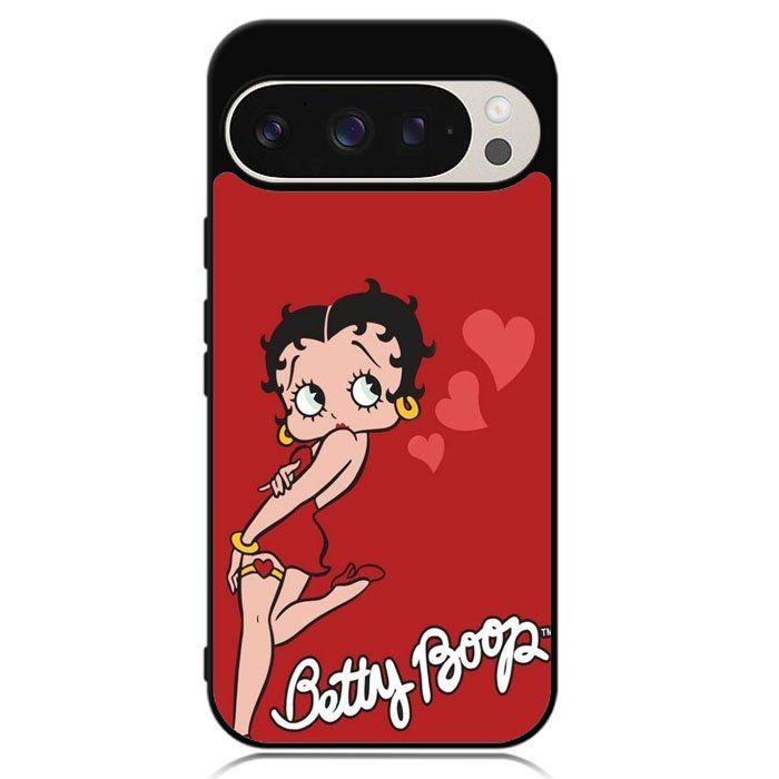 Betty Boop Red Background Google Pixel 9 Pro XL Case DC0180