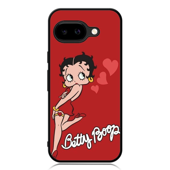 Betty Boop Red Background Google Pixel 9A Case DC0180