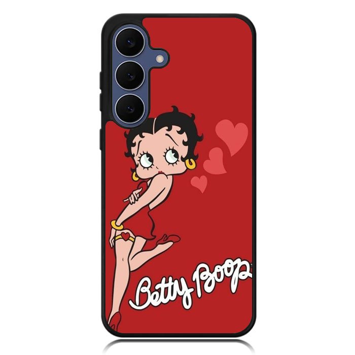 Betty Boop Red Background Samsung Galaxy S23 Plus , Samsung Galaxy S23+ Case DC0180
