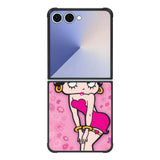 Betty Boop Pink Background flowers Samsung Galaxy Z Flip 7 5G Case
