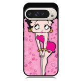 Betty Boop Pink Background Flowers Google Pixel 10 Pro XL Case DC0179