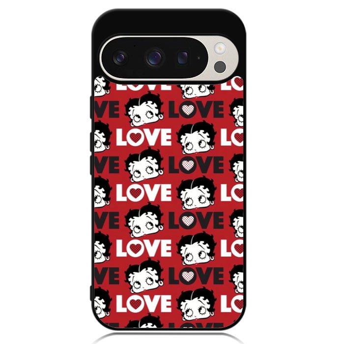 Betty Boop Love Cute Red Google Pixel 9 Pro XL Case DC0178