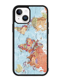Map Global iPhone 15 Case BLN3392