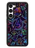 Avengers Logo And All Hero Samsung Galaxy S23 Plus 5G / Samsung Galaxy S23+ 5G Case