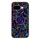 Avengers Logo And All Hero Google Pixel 10A Case