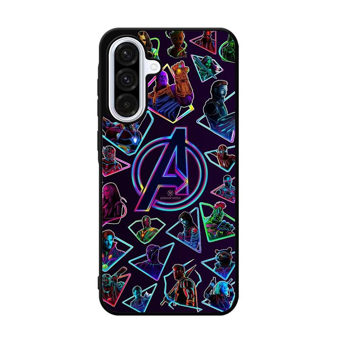 Avengers Logo And All Hero Samsung Galaxy A36 Case DC5864