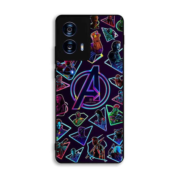 Avengers Logo And All Hero Motorola Moto G Power 5G 2024 Case DC5864