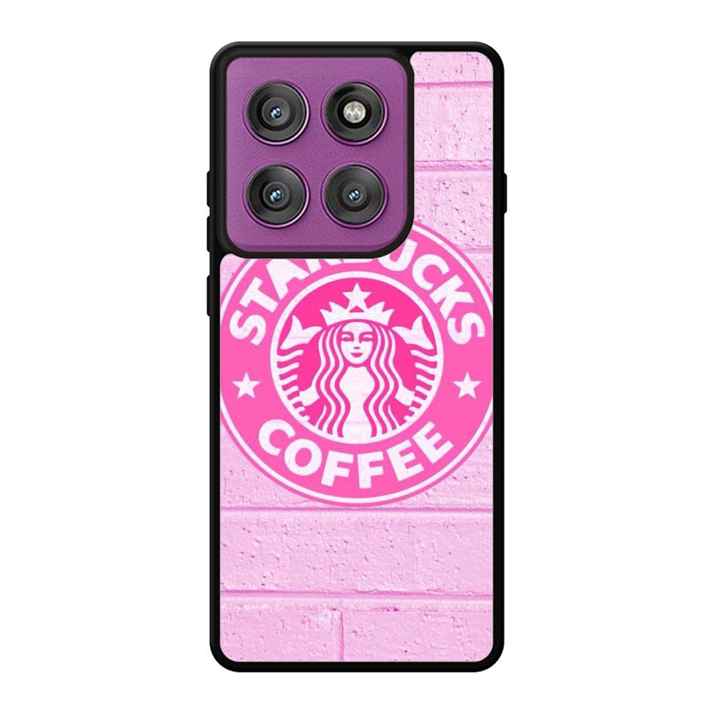 Pink Starbucks Logo 7th Motorola Moto Edge 60 Pro Case