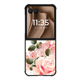 Flowers Pink Motorola Moto RAZR Plus 2025 Case