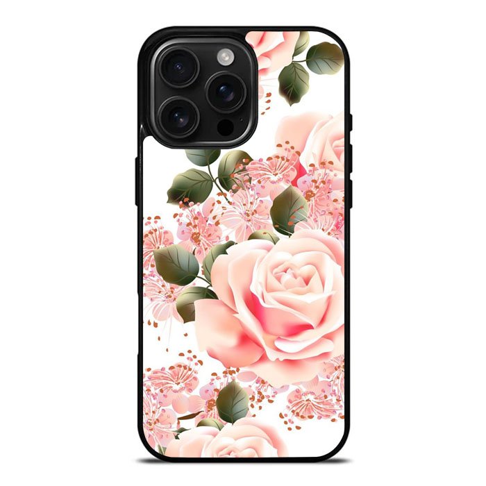 Flowers Pink iPhone 16 Pro Max Case DC0653
