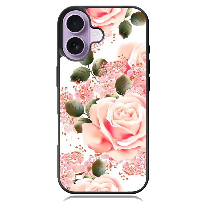 Flowers Pink iPhone 16 Plus Case DC0653
