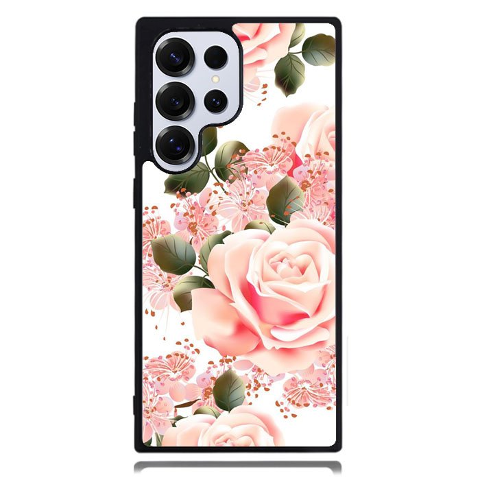 Flowers Pink Samsung Galaxy S24 Ultra Case DC0653