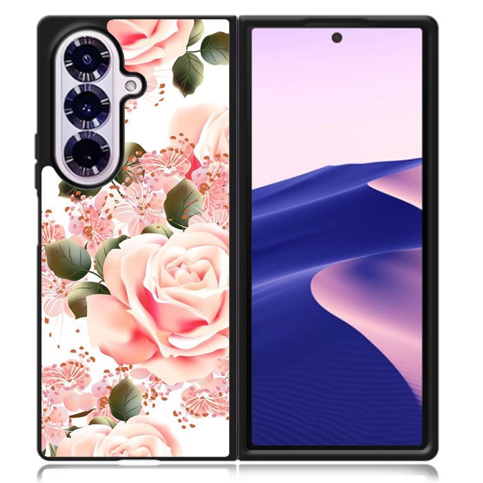 Flowers Pink Samsung Galaxy Z Fold 7 Case DC0653