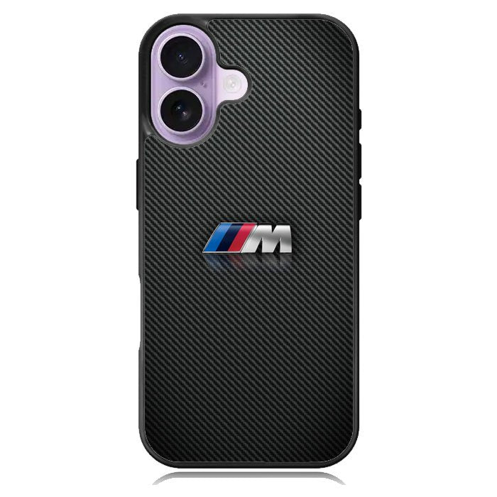 BMW M3 Logo Carbon iPhone 16 Case DC0217