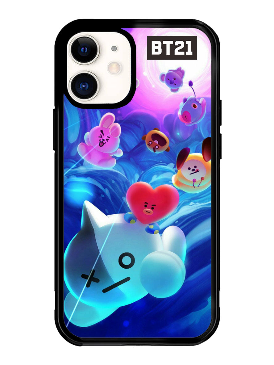 BTS BT21 Galaxy iPhone 12 Case