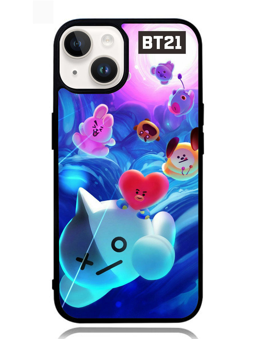 BTS BT21 Galaxy iPhone 14 Case BLN4291