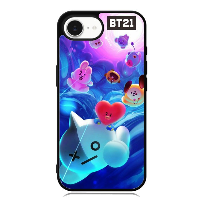 BTS Bt21 Galaxy iPhone 16e Case DC0249