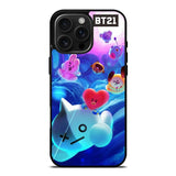BTS Bt21 Galaxy iPhone 16 Pro Case DC0249